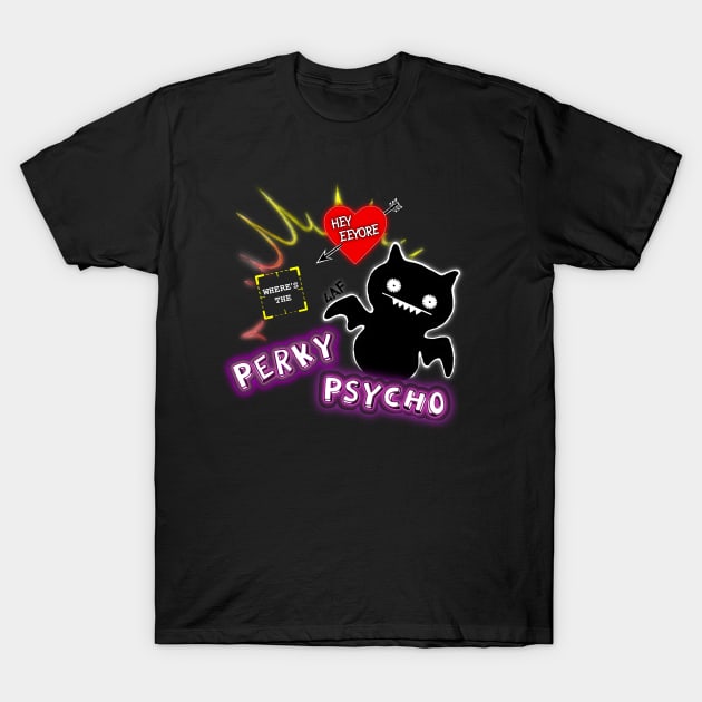 Perky Psycho-- Root and Shaw T-Shirt by PurpleMoose